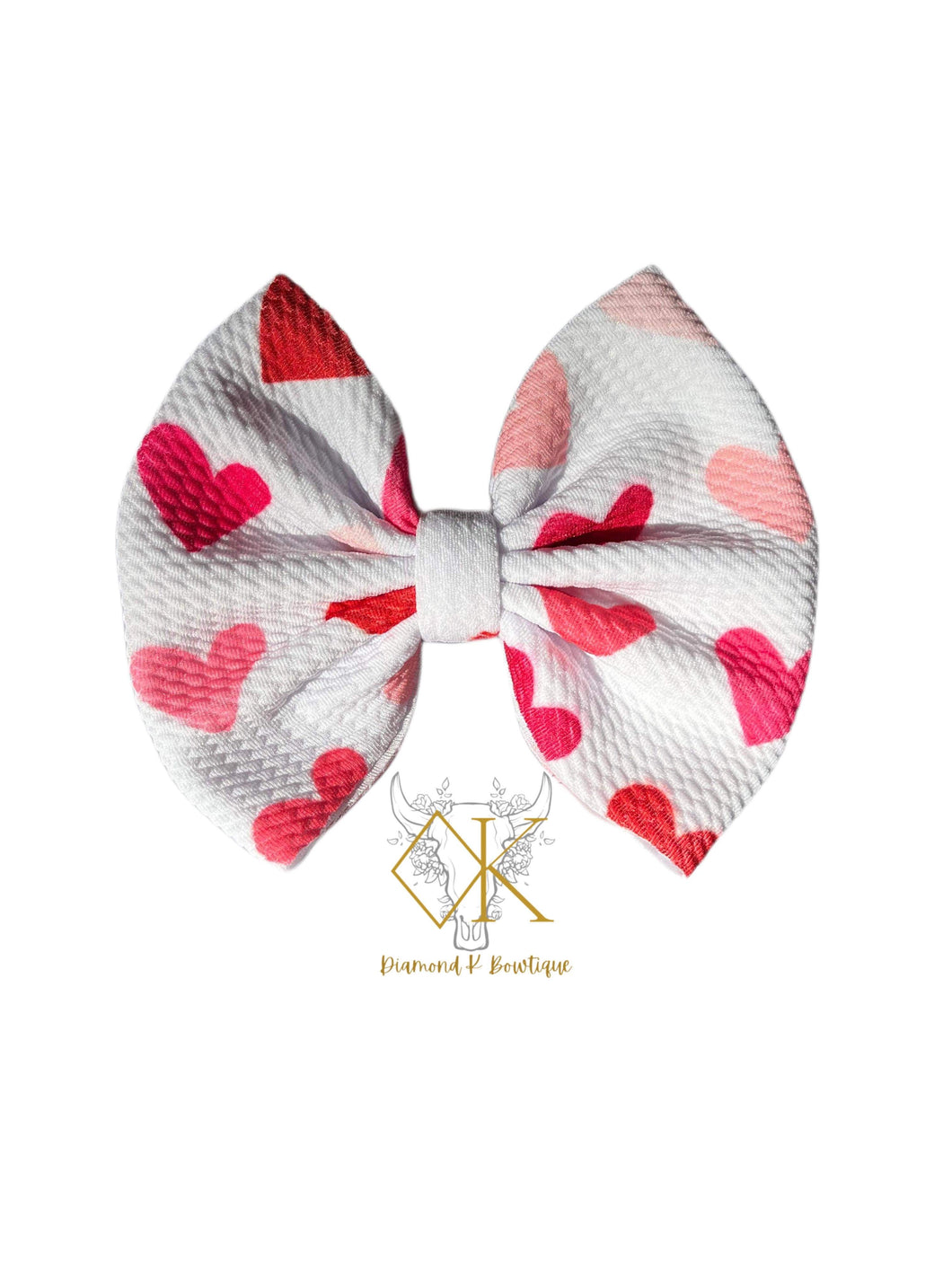 Multi Hearts on White