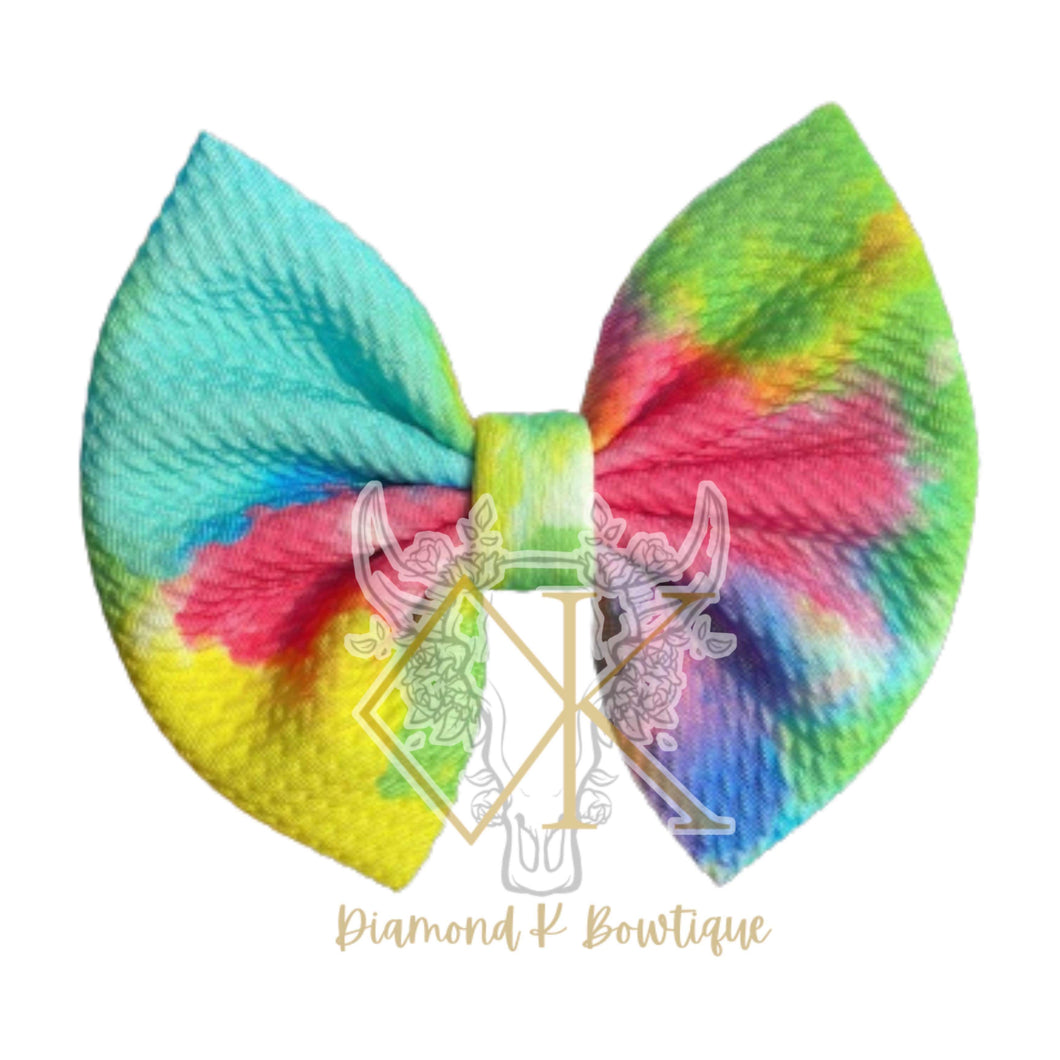 Neon tie dye